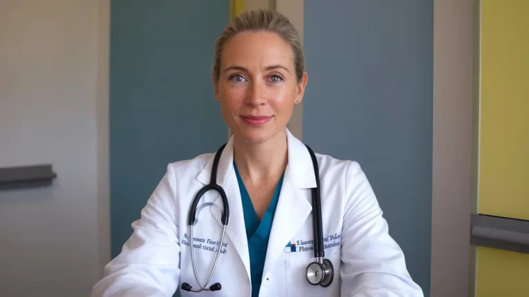 Gyd. konsultuoja pacientą nuotoliniu būdu per telemedicinos platformą.